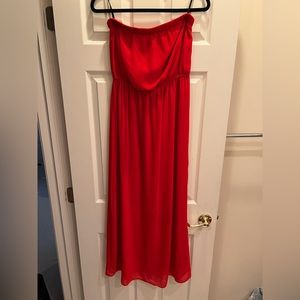 Forever 21 Red Maxi Dress Size Medium